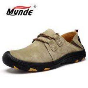 Mynde Genuine Leather Casual  Suede Hybrid Shoe